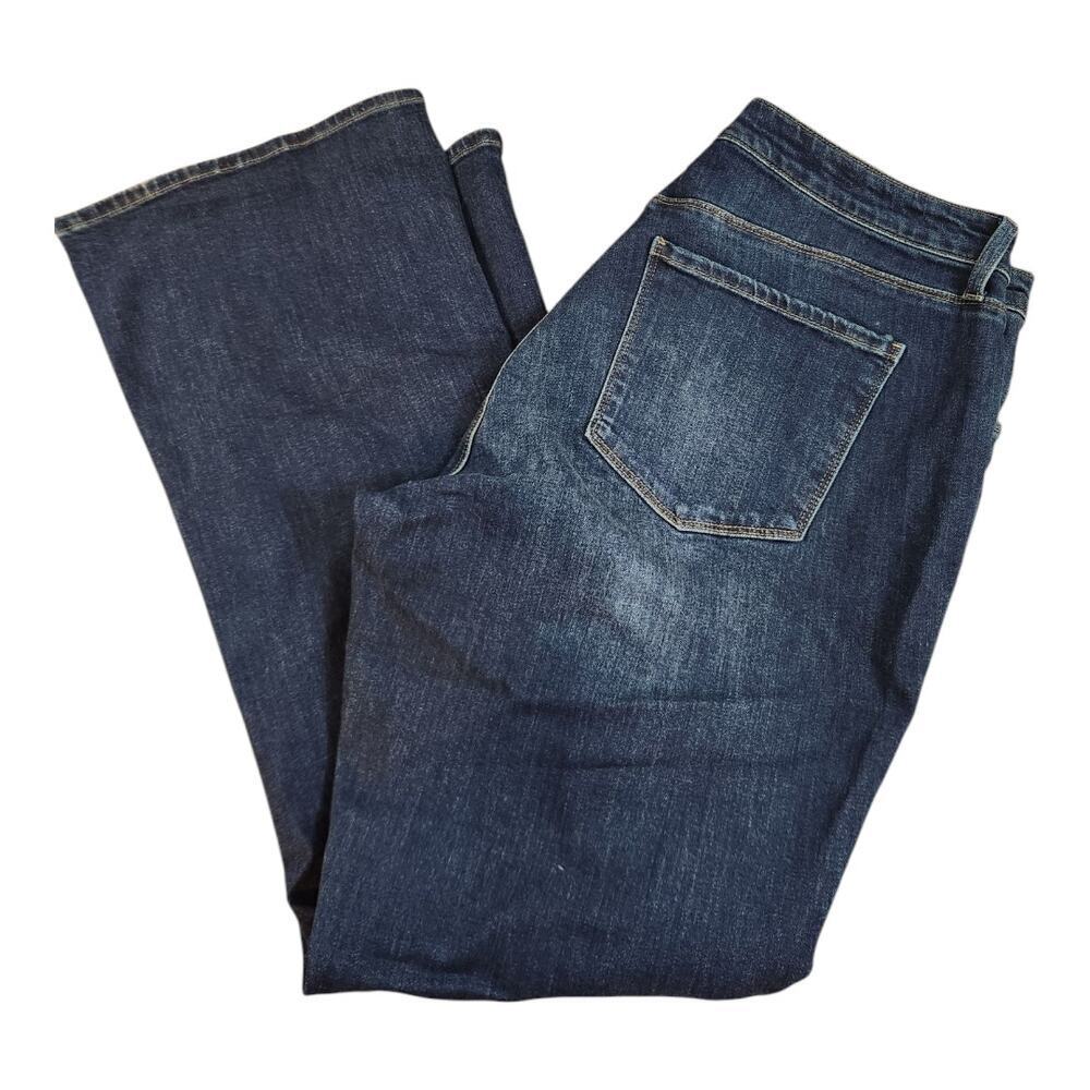 Kut from the kloth NWT High rise Ana Fab AB Flare womens blue jeans sz 18w